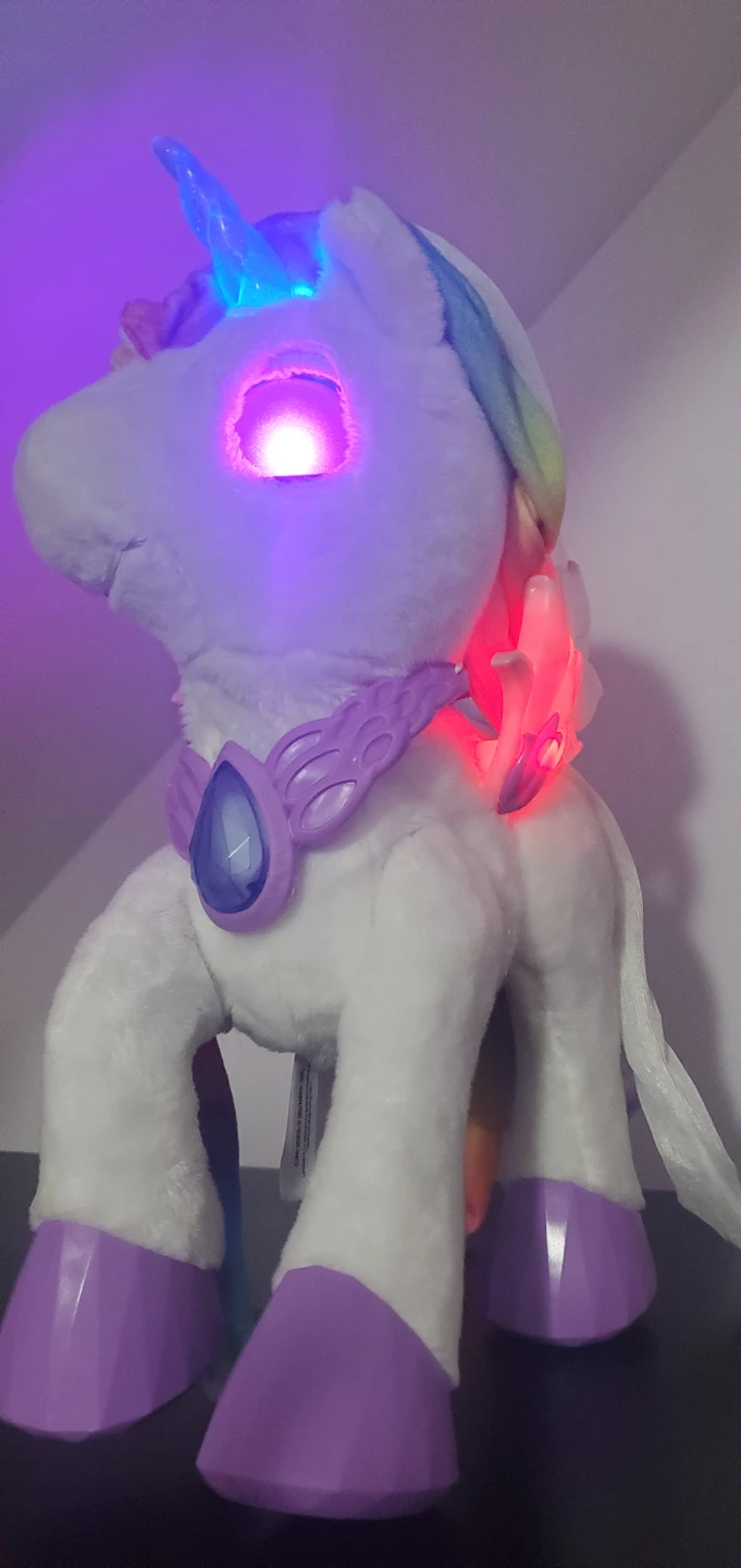 Interactive Light-Up Unicorn Plush Toy - photo 2