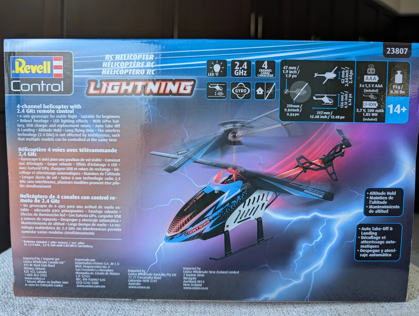 UNOPENED BOX - Revell Control Lightning RC Helicopter - photo 2