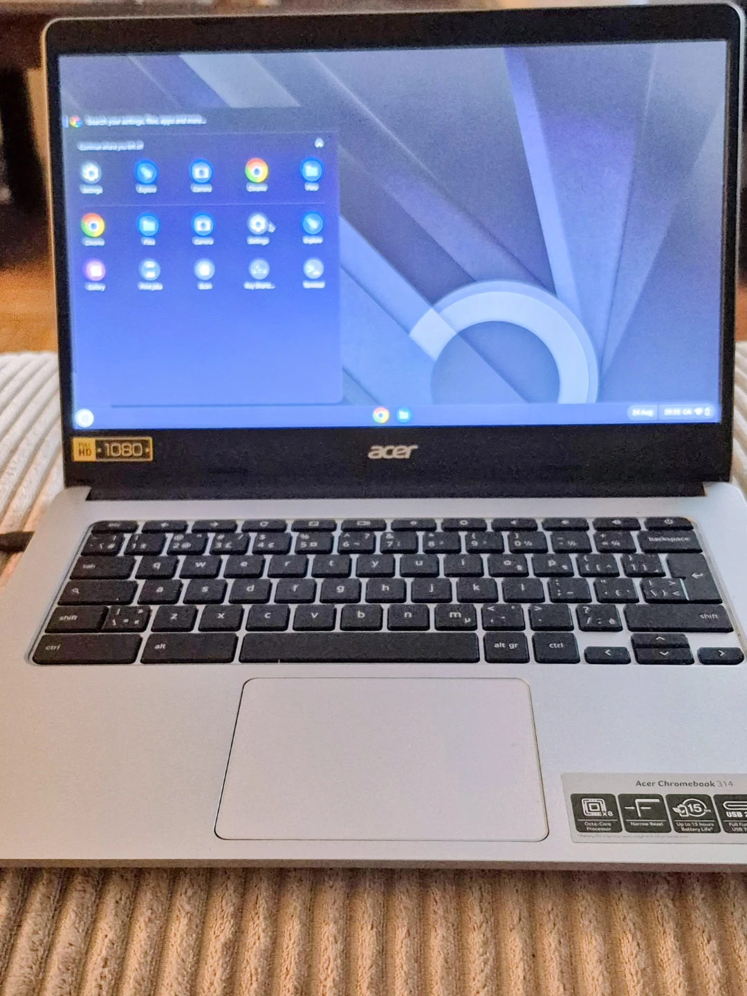 LN)14" Acer Chromebook 314 Silver