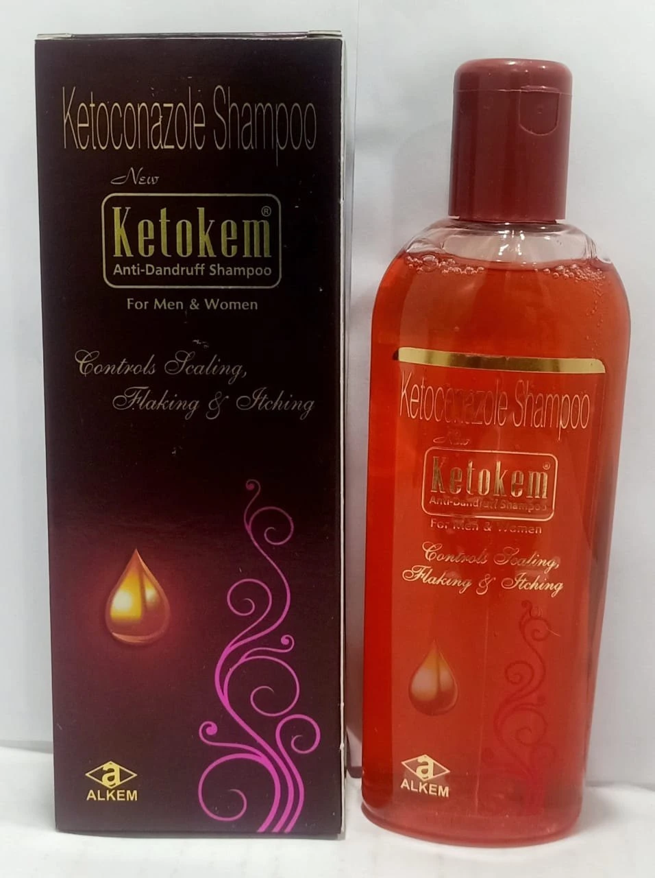 Ketokem Anti-Dandruff Shampoo with Ketoconazole 2%