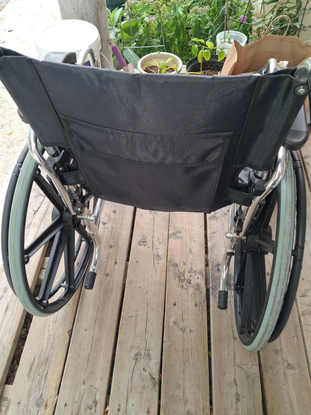 Black Folding Wheelchair - photo 2