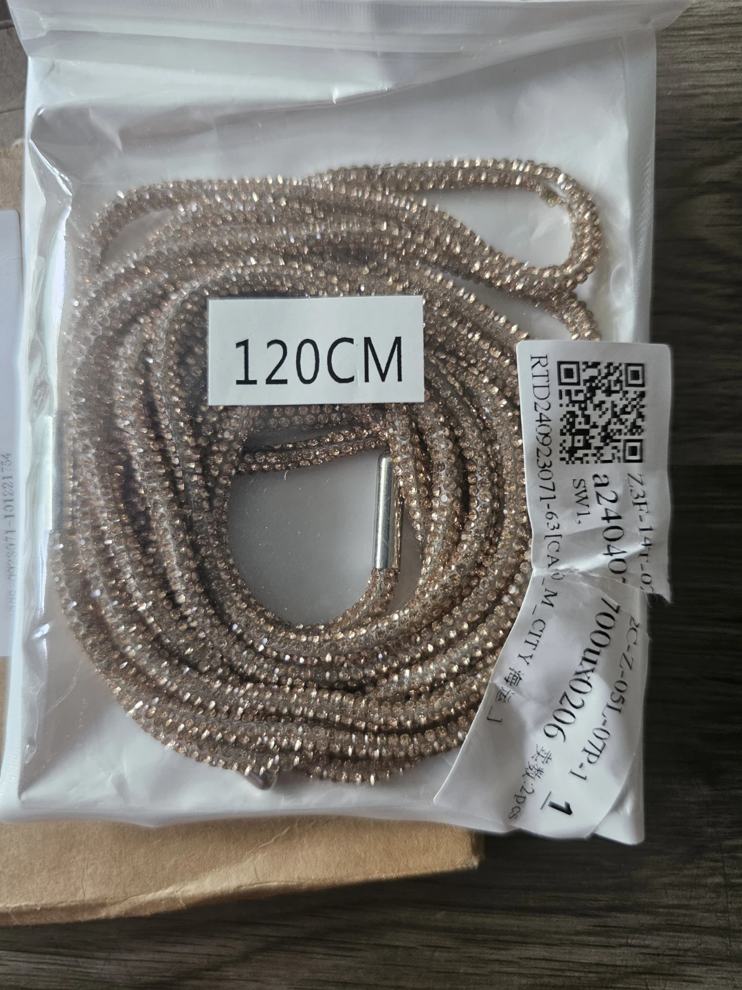 Rhinestone Shoelaces 120cm - photo 3