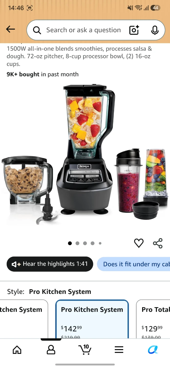 Ninja Pro Kitchen System Blender