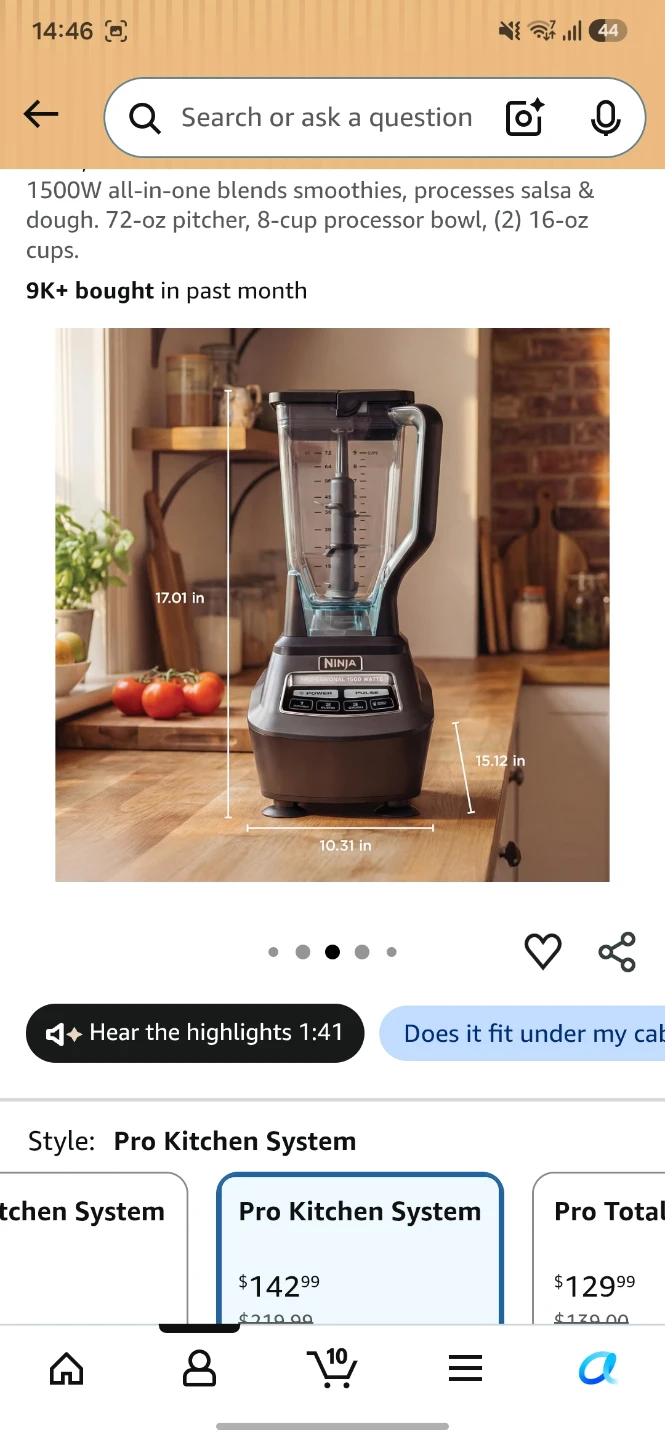 Ninja Pro Kitchen System Blender - photo 2