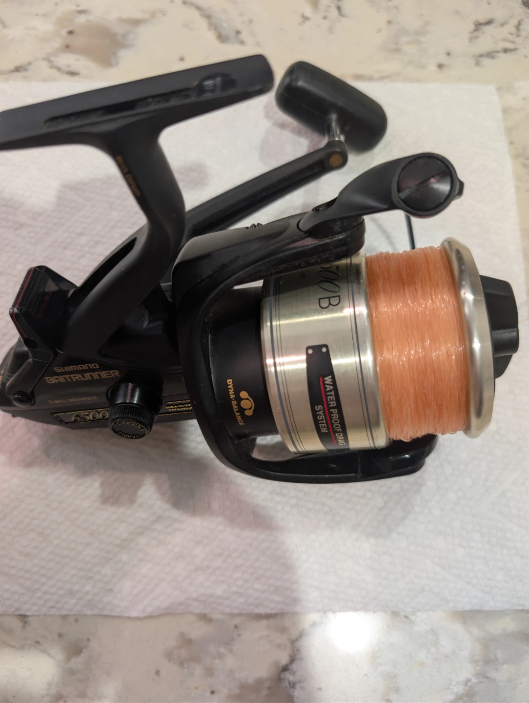 Shimano Baitrunner 6500B Graphite - Titanium Body Fishing Reel