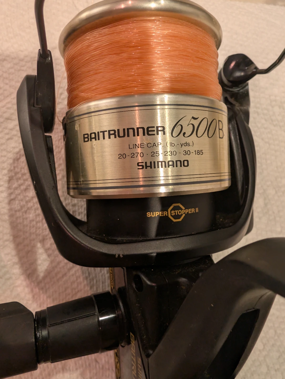 Shimano Baitrunner 6500B Graphite - Titanium Body Fishing Reel - photo 2