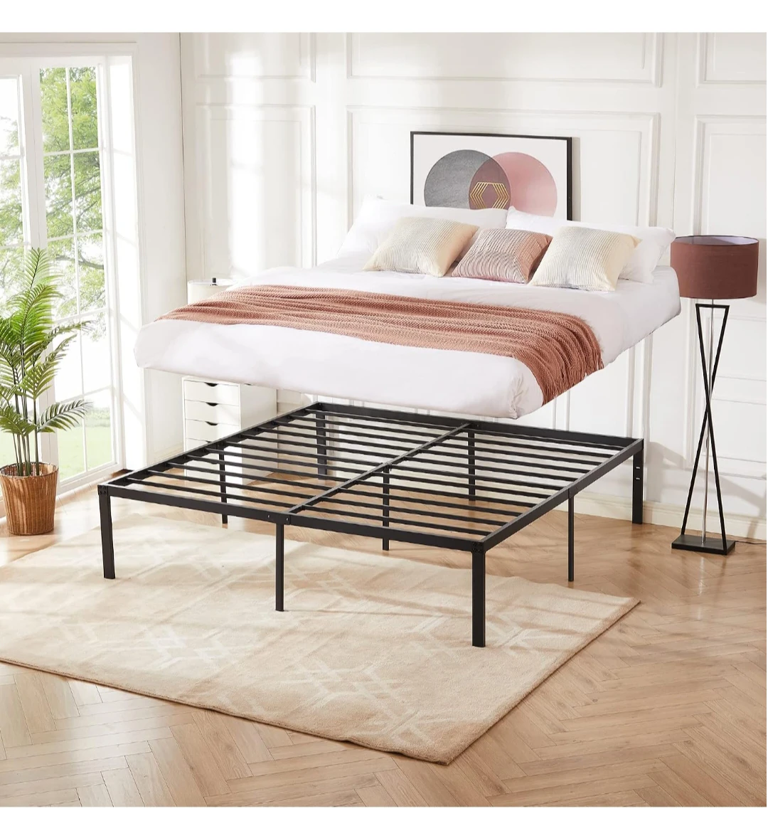 Queen Size Metal Bed with free 6 inches mattress - photo 3
