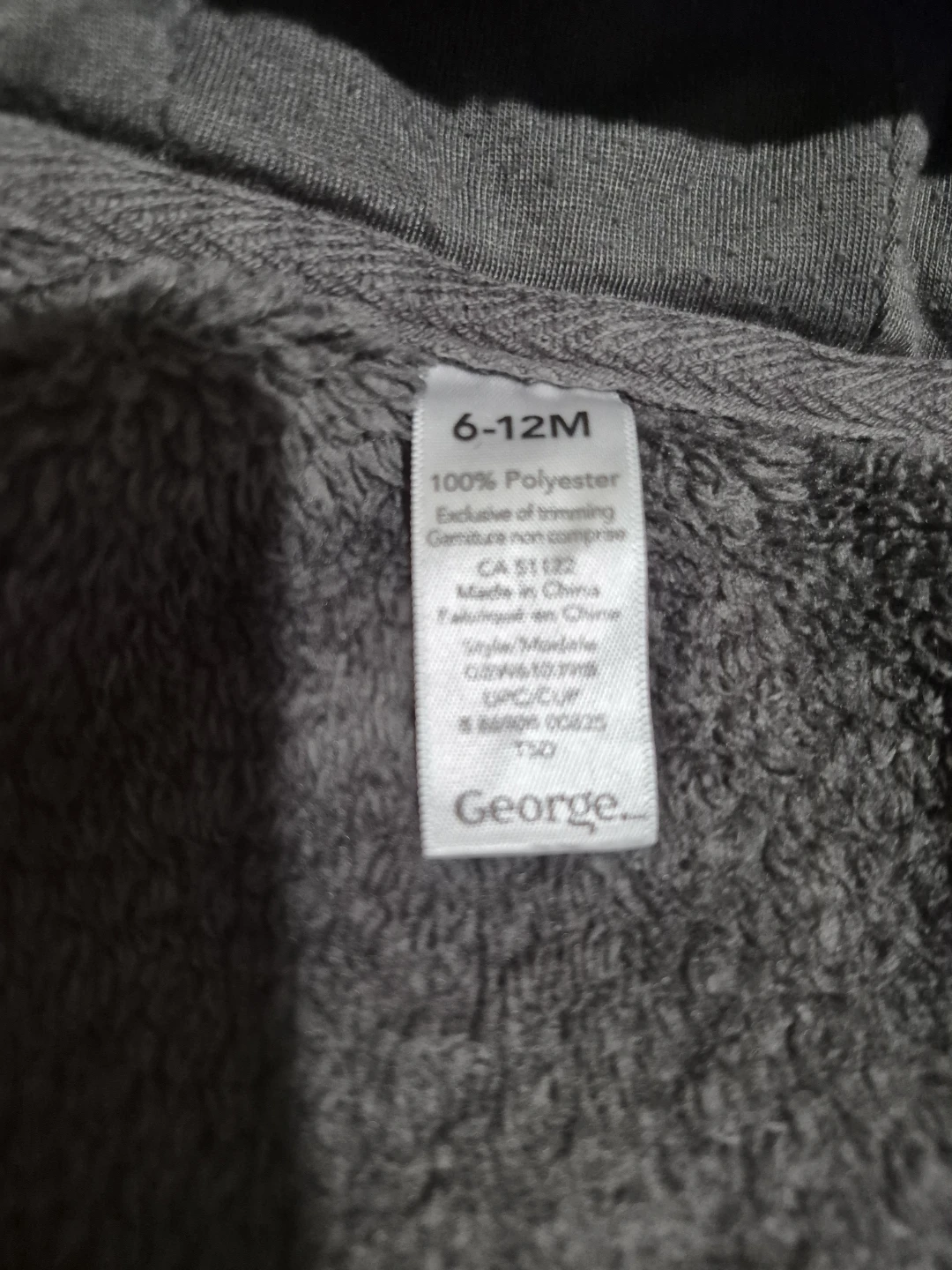 George Grey Fleece Hoodie with Ears - photo 3