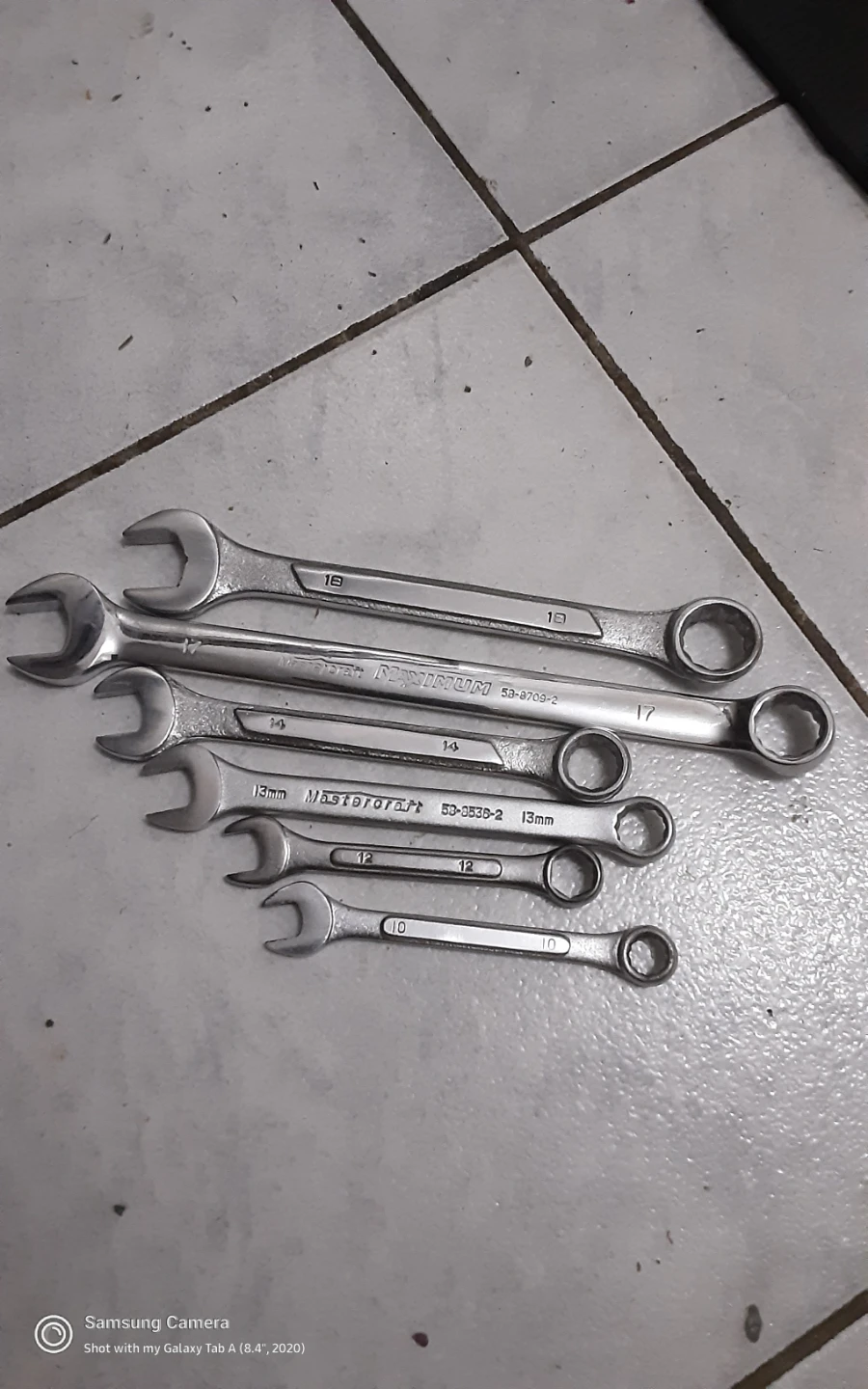 Maximum and Mastercraft Wrenches Set