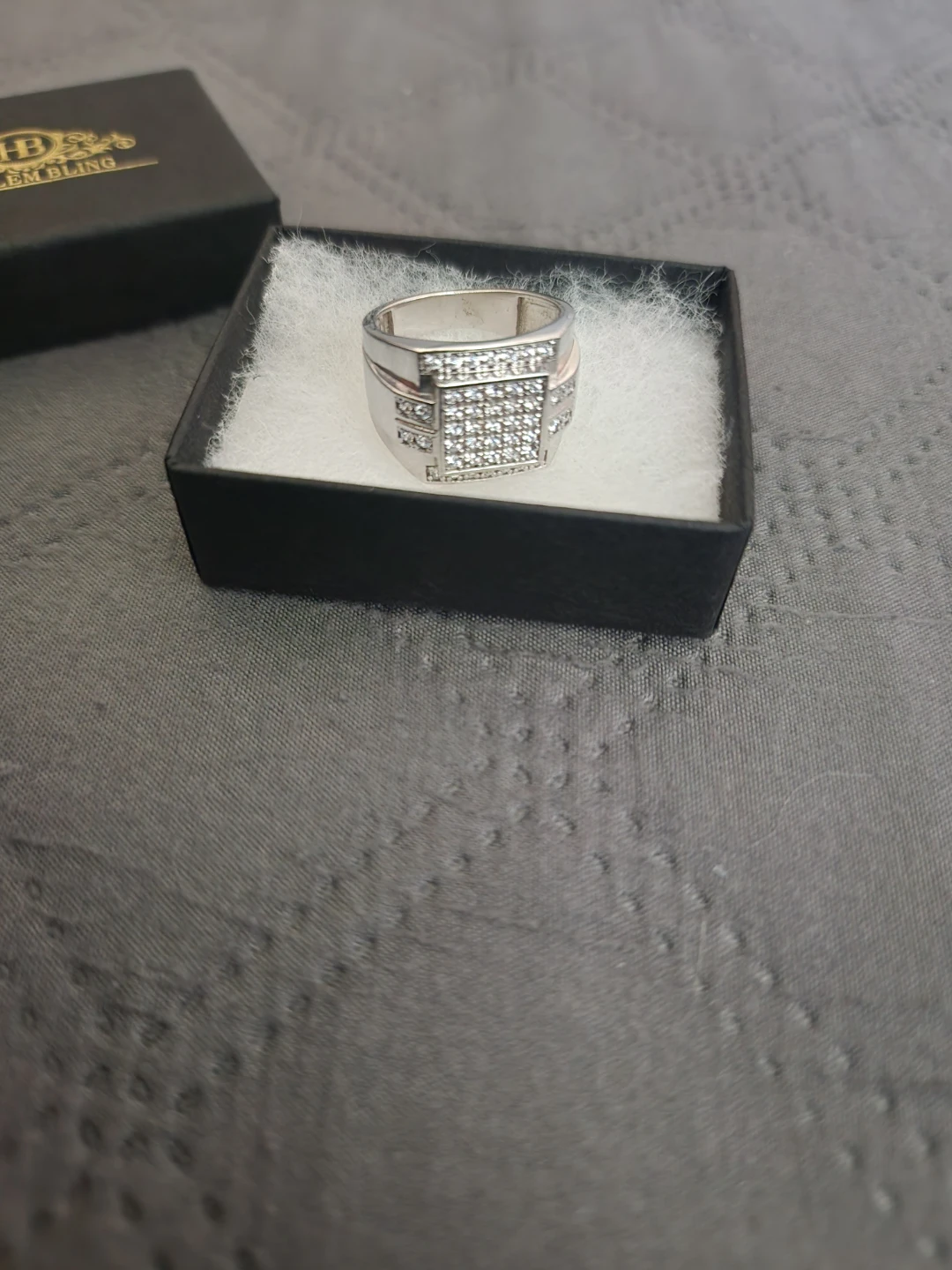 Mens Silver Pinky Ring - photo 3