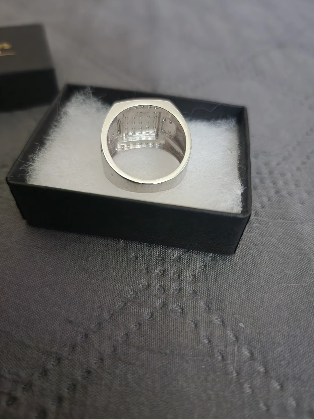 Mens Silver Pinky Ring - photo 4