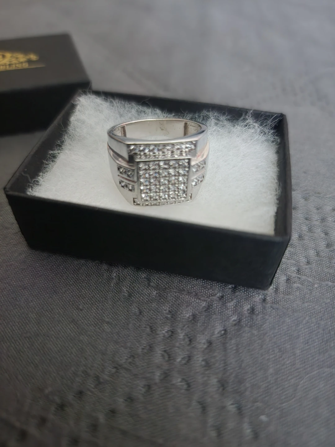 Mens Silver Pinky Ring - photo 5