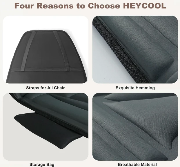 Back Massage Seat Cushion with Heat and Vibration - NEW - photo 4