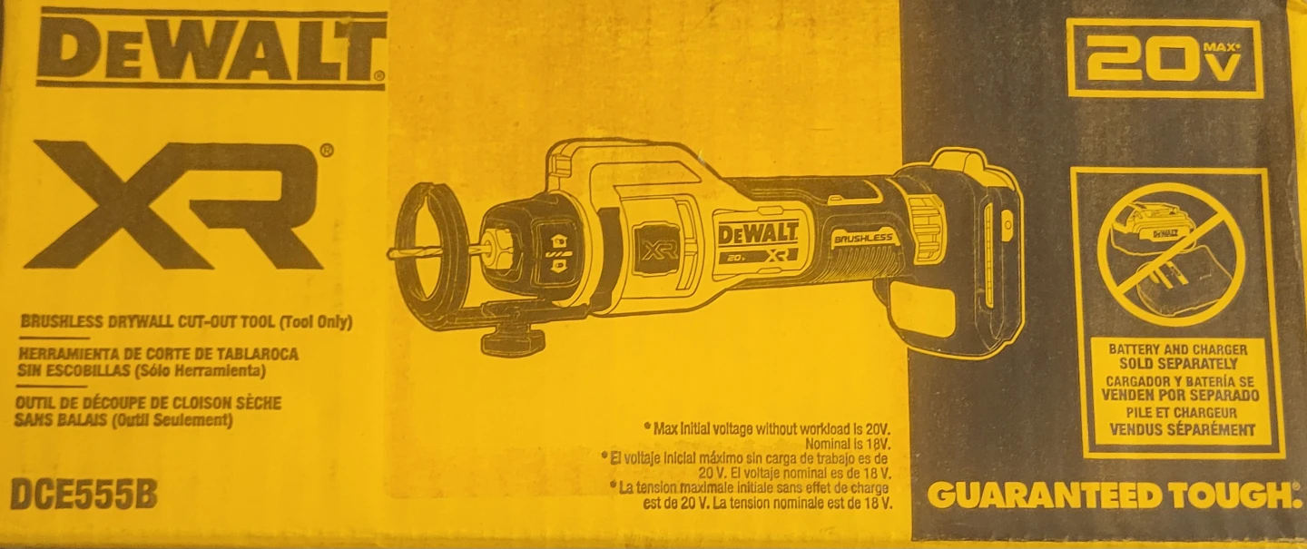DEWALT 20V MAX Brushless Drywall Cut-out Tool (Tool Only)