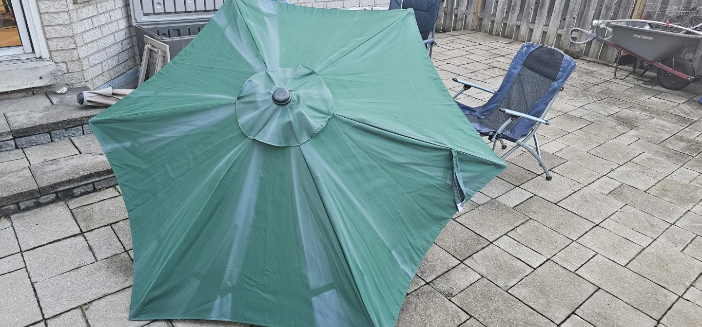 7ft Green Patio Umbrella