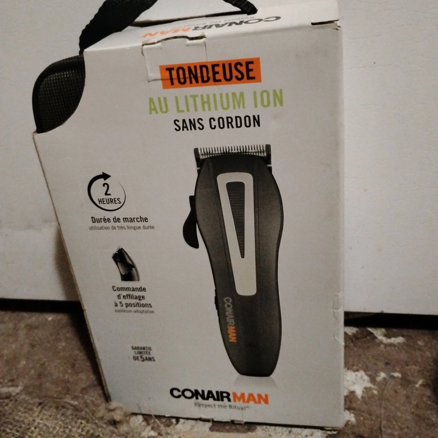 ConairMAN Cordless Lithium Ion Hair Clipper - photo 2