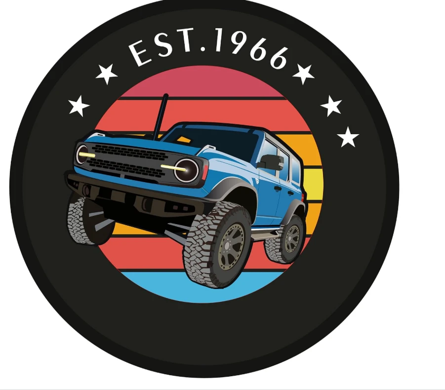 Spare Tire Cover - SUV Off-Road Design
