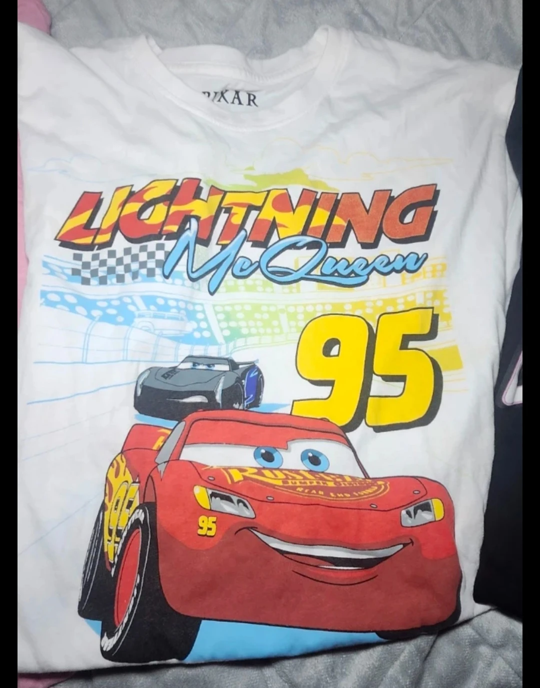 Lot of 3  T-Shirts: Marie, Lightning McQueen, Garfield - photo 3