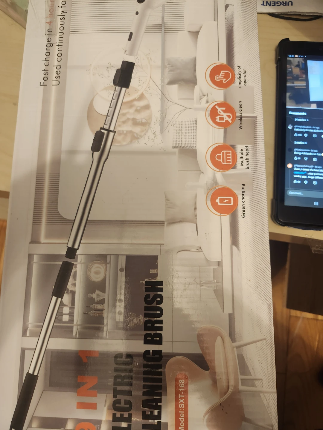 9-in-1 Electric Cleaning Brush - photo 2