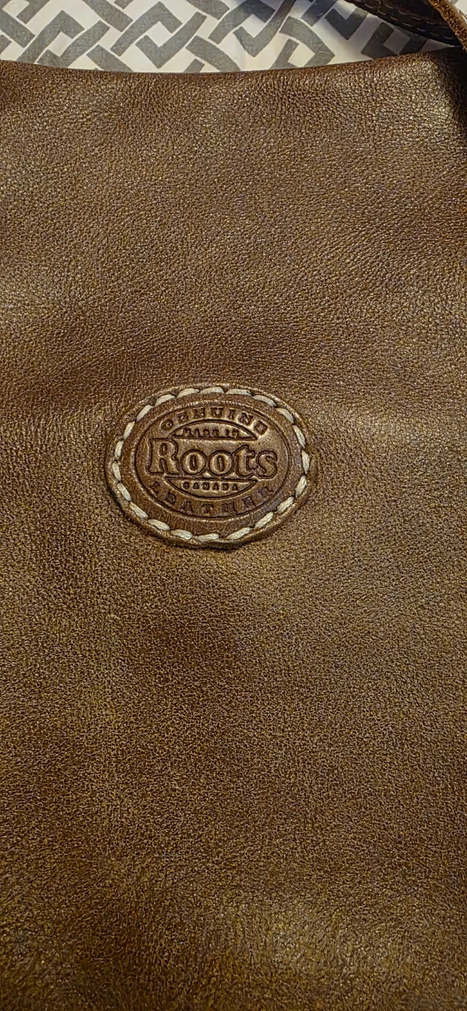 Roots Leather Crossbody Bag - Brown - photo 3