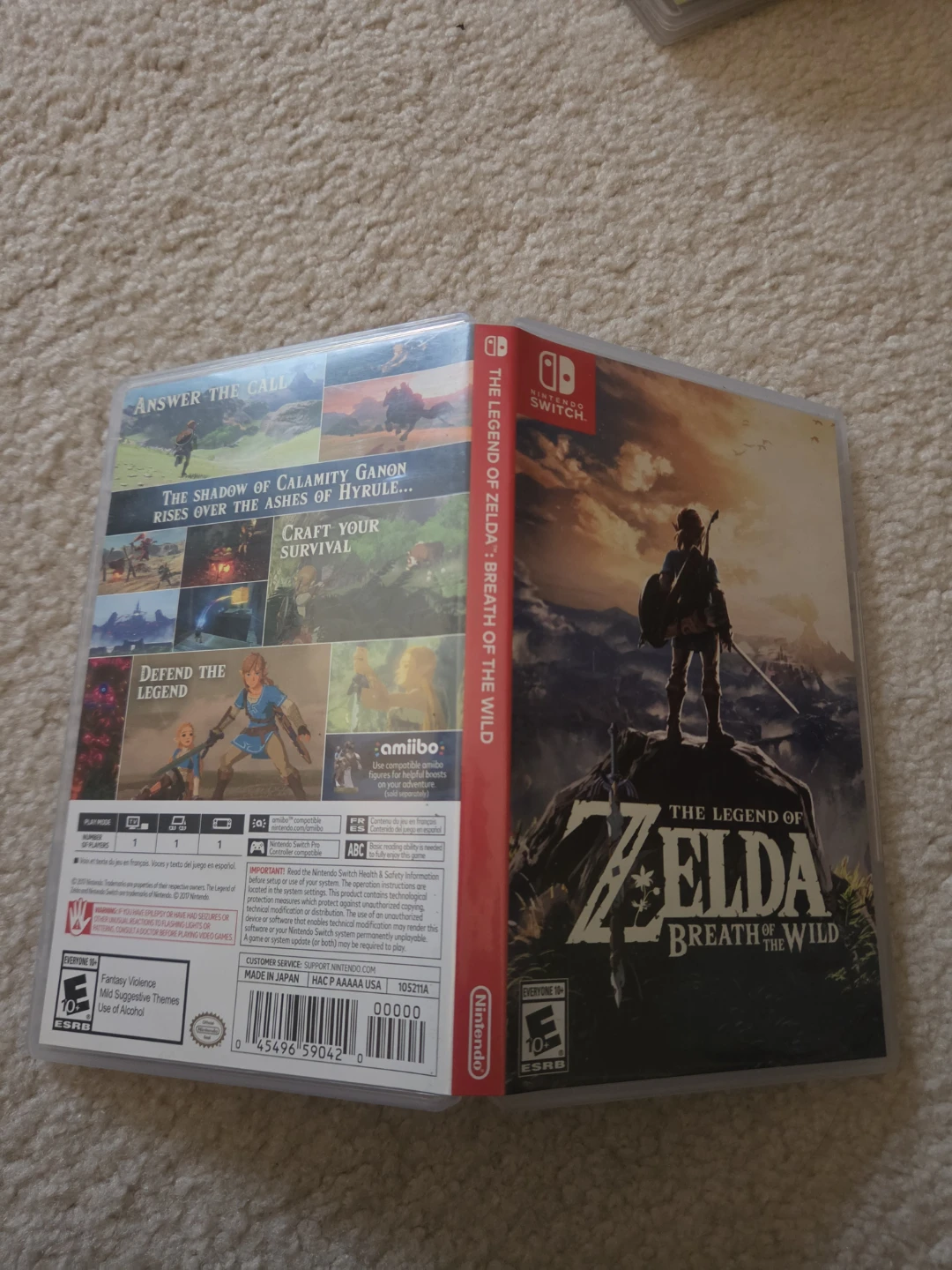 The Legend of Zelda: Breath of the Wild Nintendo Switch Game - photo 5