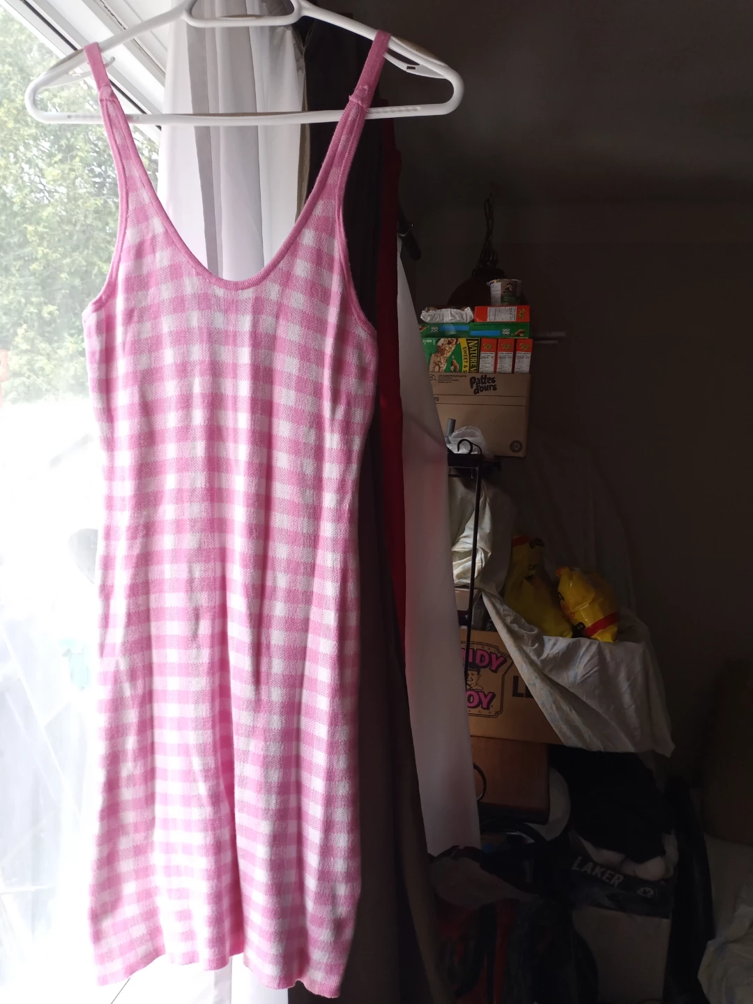 Forever 21 Pink Gingham Dress - Size M