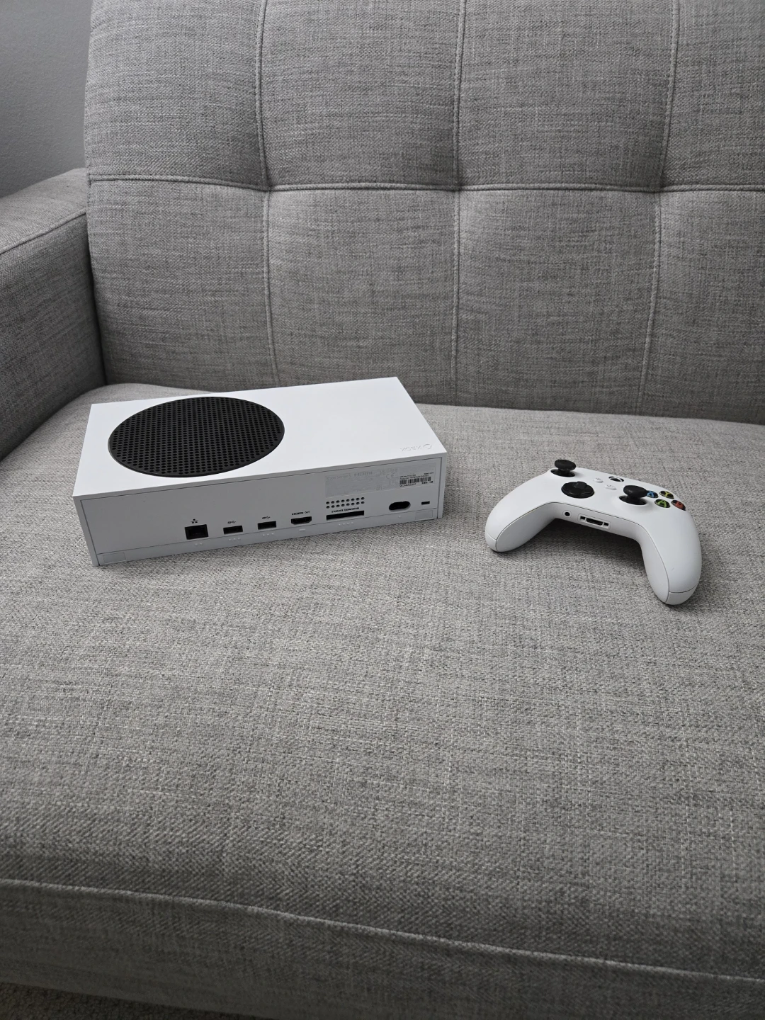 White Xbox Series S Console with Controller - photo 2