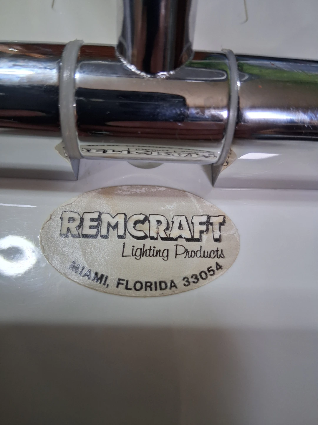 Vintage MCM Baci Remcraft lighted Vanity Mirror - photo 5