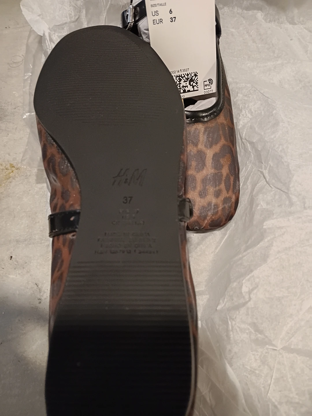 H&M Leopard Print Ballet Flats