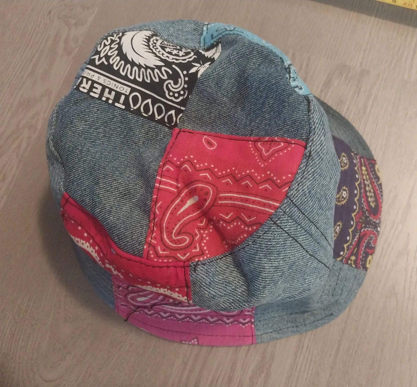 Upcycled Carhartt Patchwork Bucket Hat - photo 3