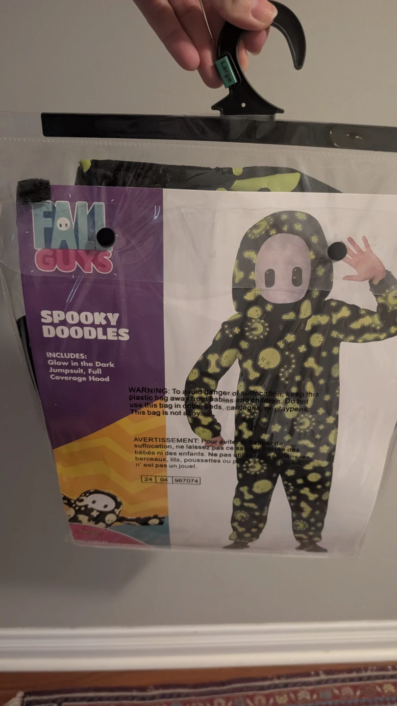 Spirit Halloween Fall Guys Spooky Doodles Glow-in-the-Dark