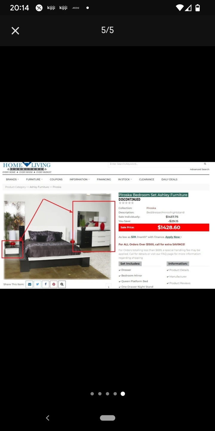 Bedroom Set by Ashley Furniture $175 - photo 5