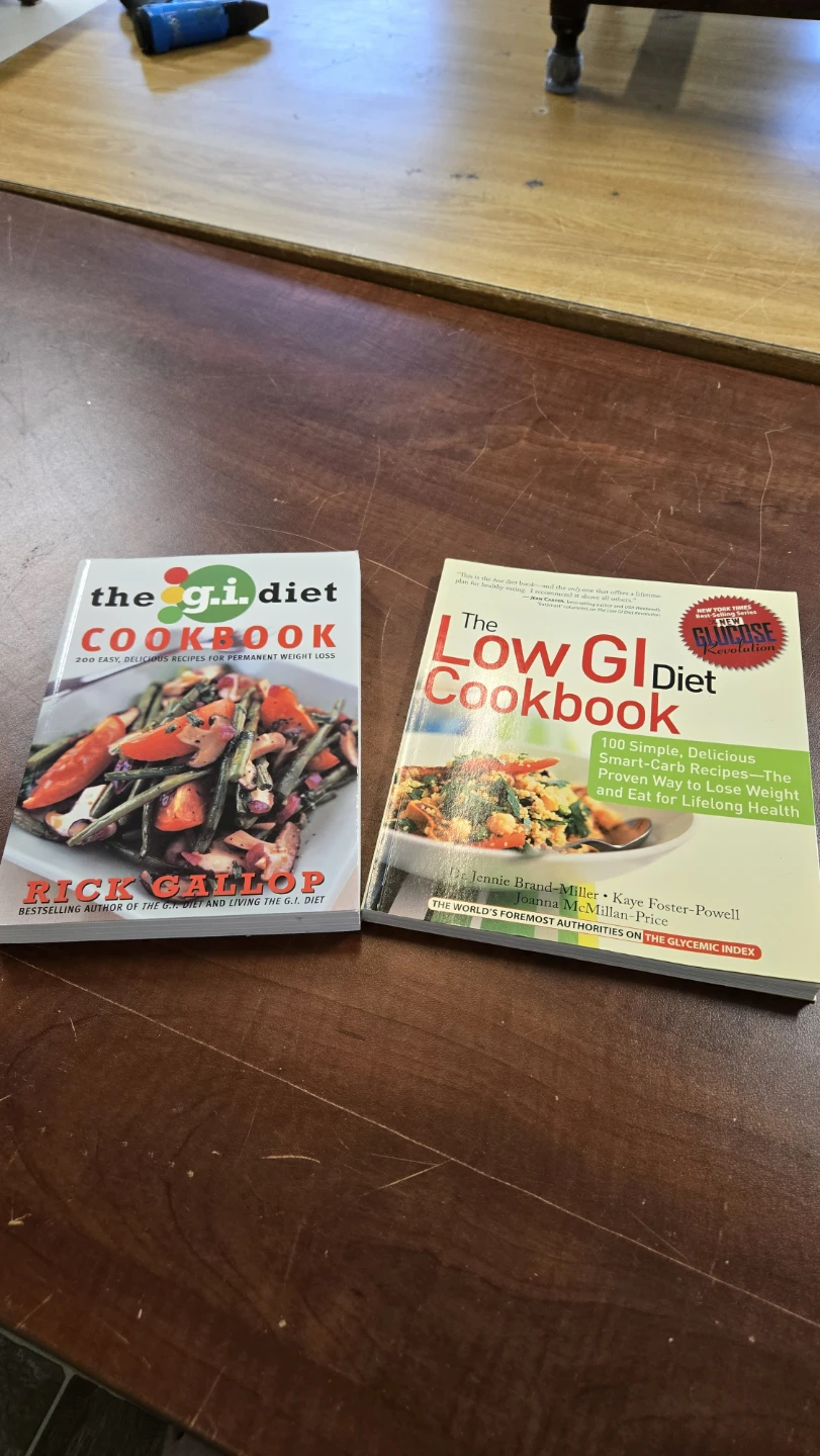 Set of 2 Glycemic Index Cookbooks
