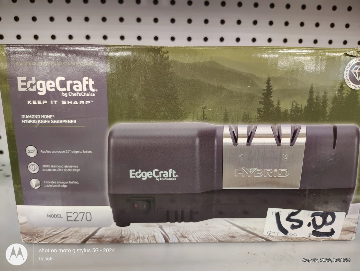 EdgeCraft by Chef'sChoice E270 Hybrid Knife Sharpener