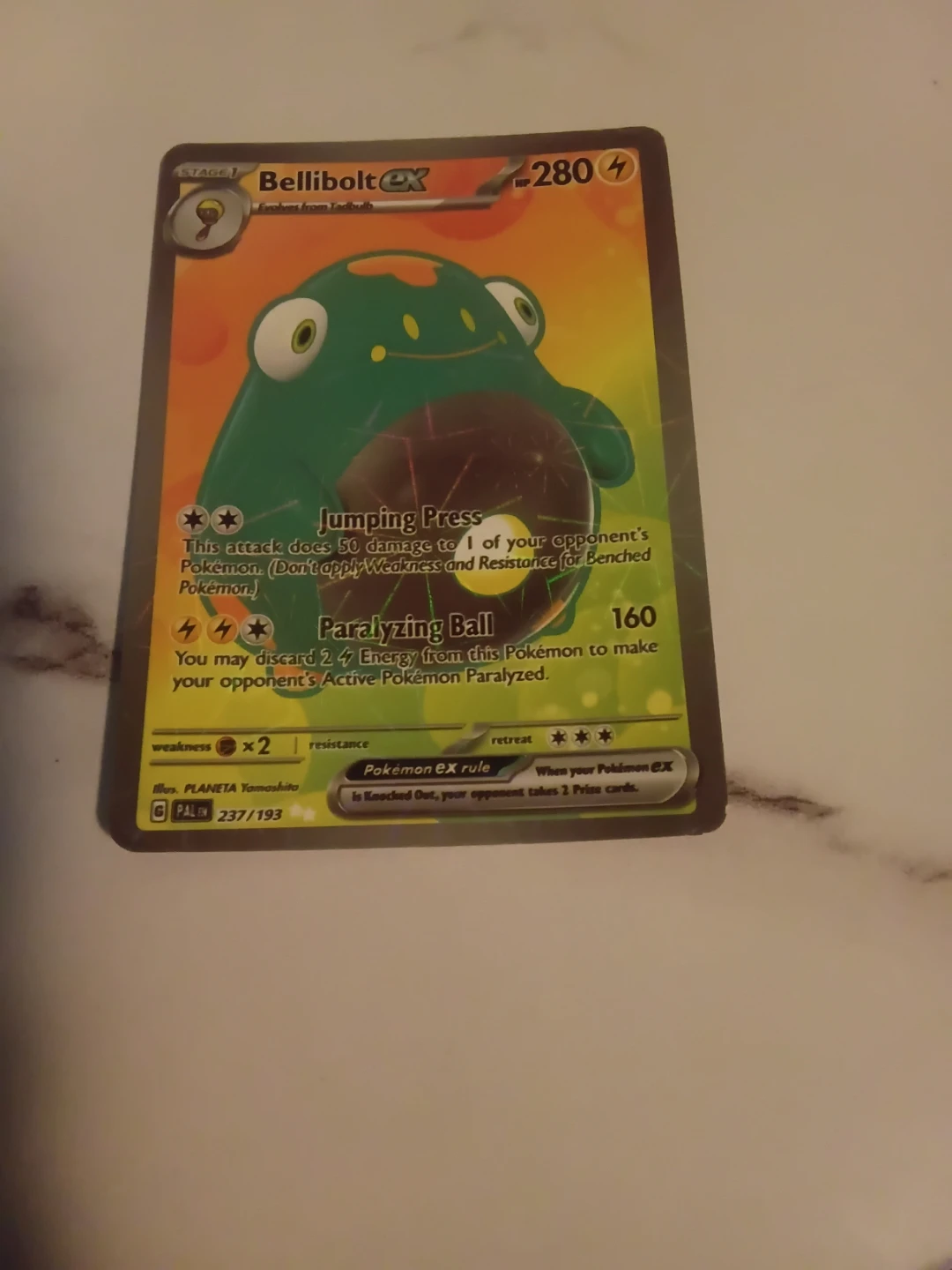 Bellibolt EX Pokémon Card 237/193