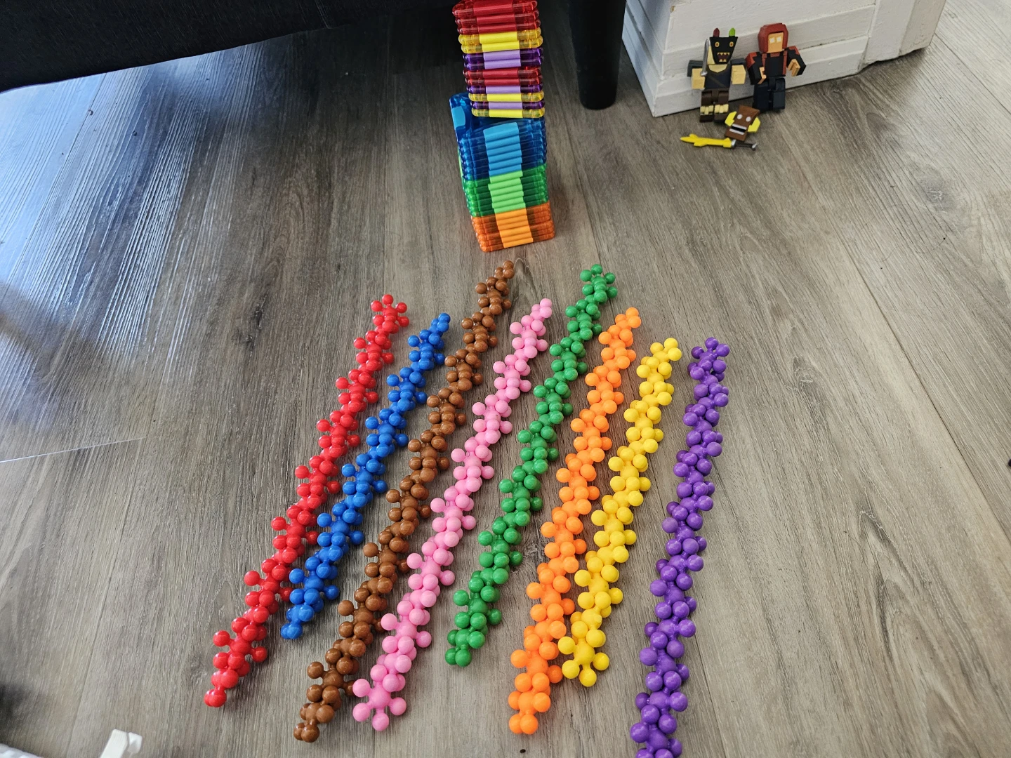 Magnetic Building Tiles & Stick Building Toy Set - photo 4