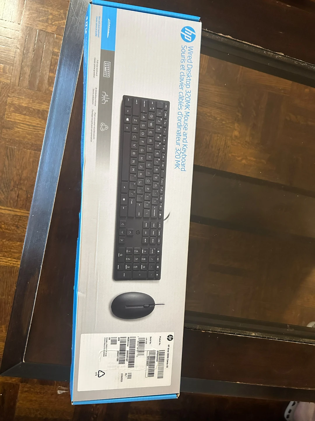 HP Wired Desktop 320MK Mouse and Keyboard Combo