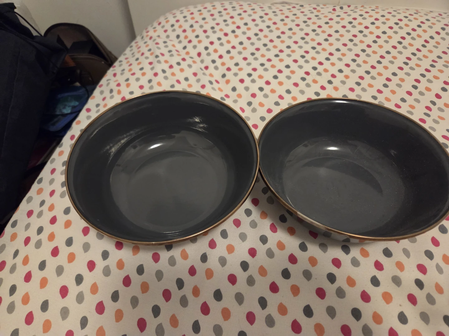 Set of 2 Grey Serving Bowls - photo 4
