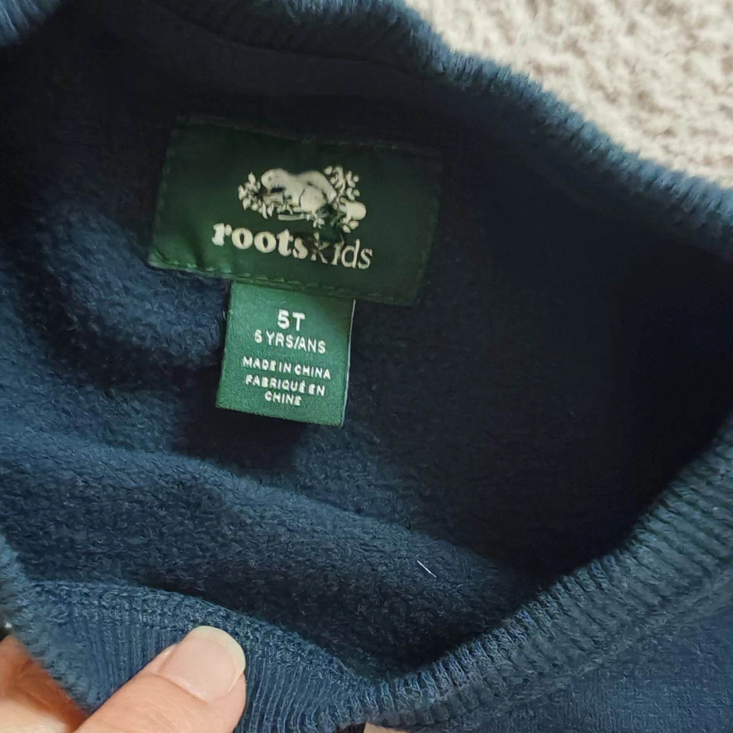 Roots Kids Heart Navy Sweatshirt Size 5T - photo 5