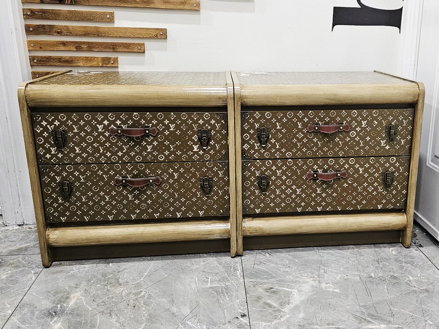 Designer Inspired Nightstands (Set of 2) - photo 3