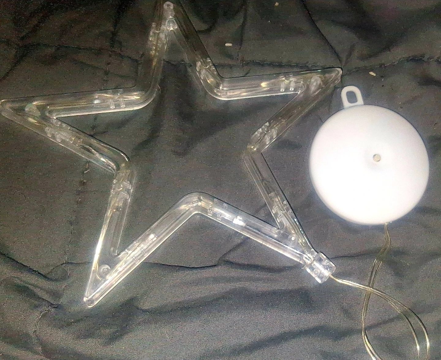 Blue Snowflake String Lights with AA Batteries+ - photo 3