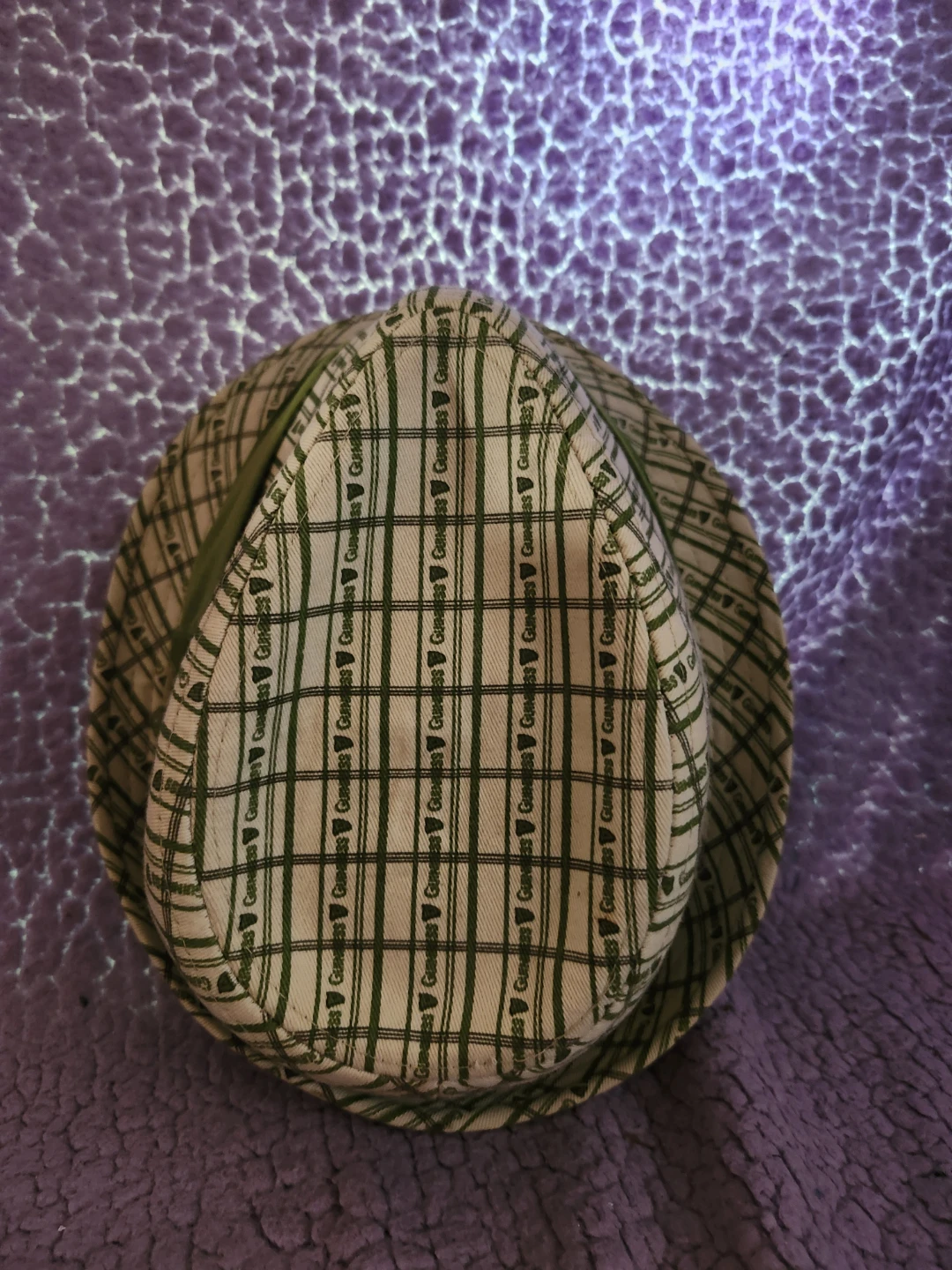 Guinness Plaid Fedora Hat Green White - photo 4