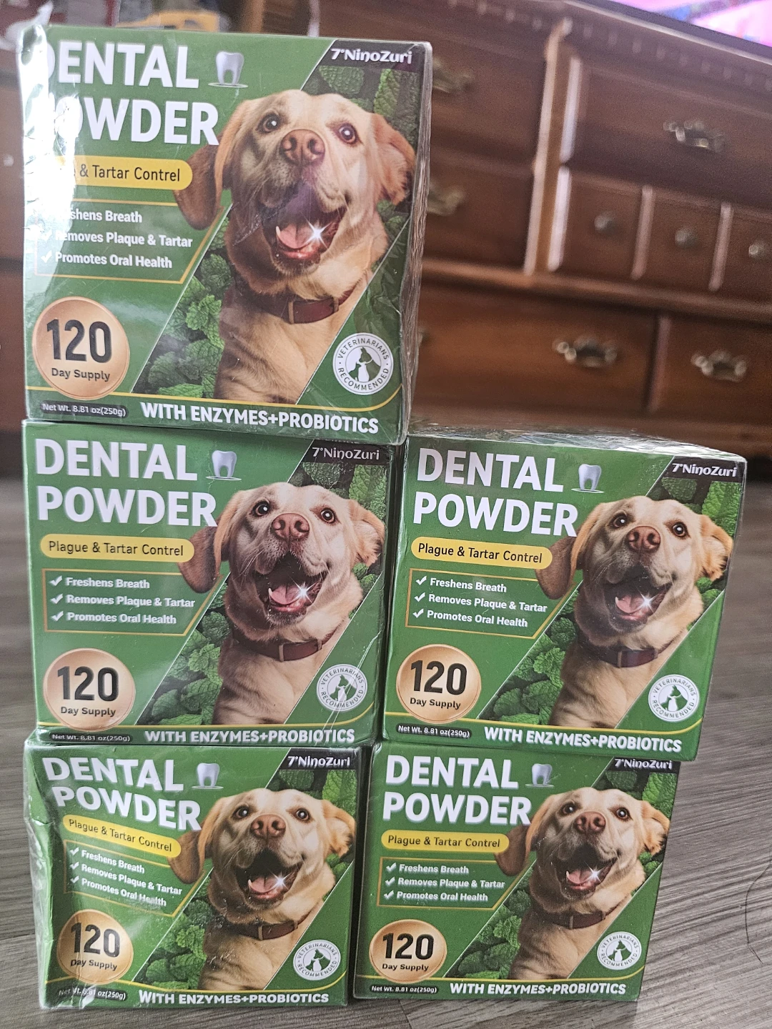 7NinoZuri Dental Powder for Dogs - 120 Day Supply