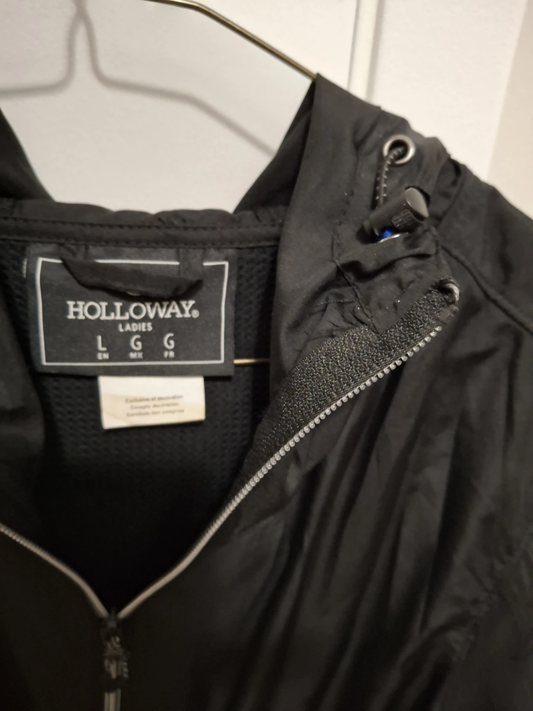 Holloway Ladies Black Hooded Jacket