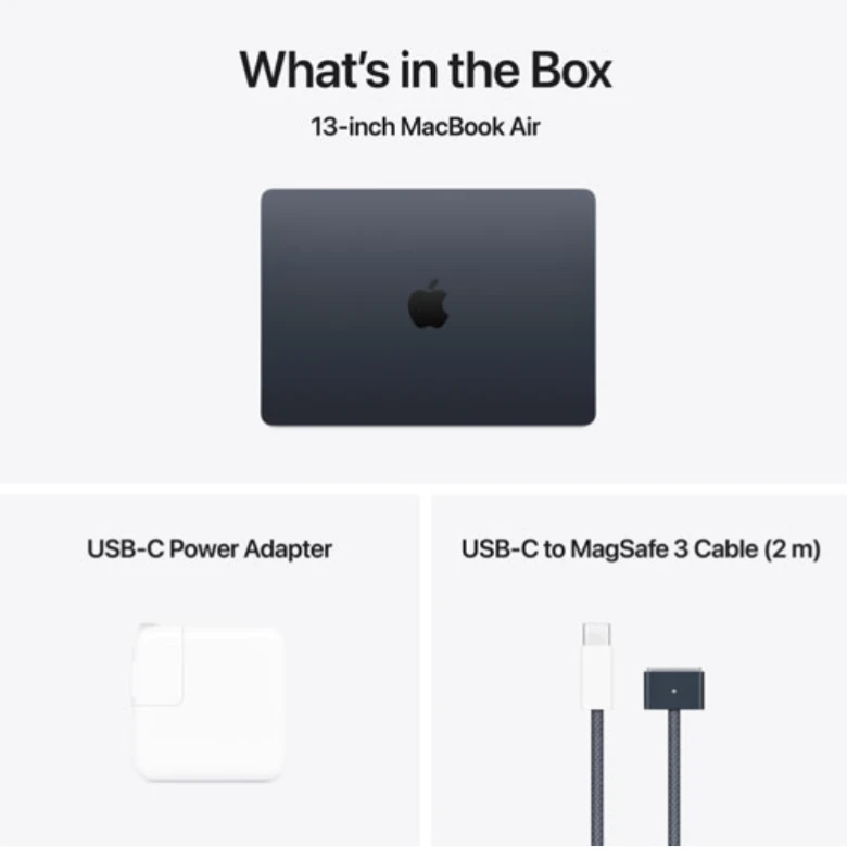 MacBook Air 13.6"  M4 Chip 16 GB RAM 512 GB SSD