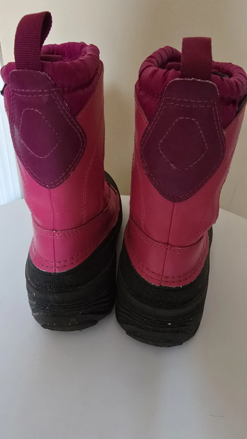 The North Face Pink Insulated Winter Boots Youth Size 4 - photo 3