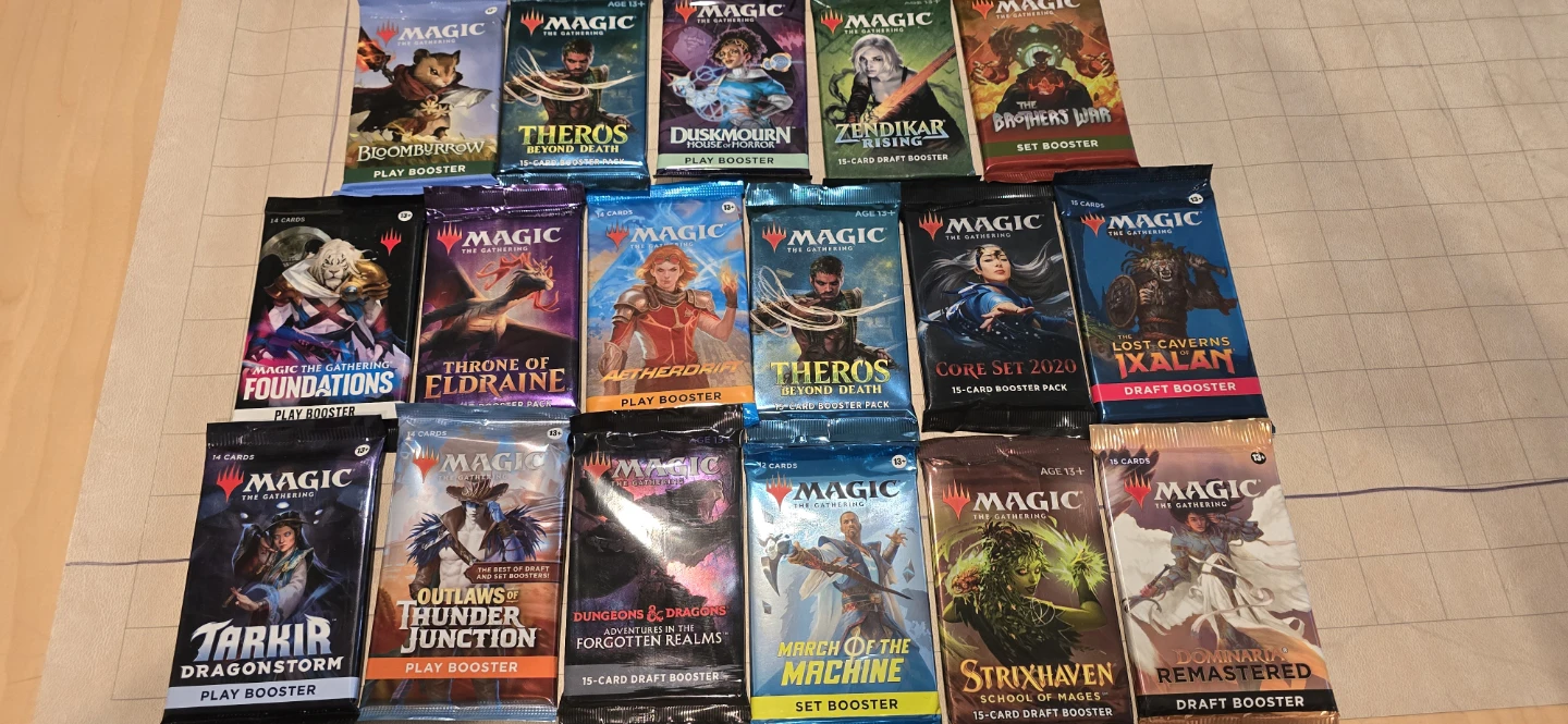 Magic The Gathering Booster Packs - Multiple Sets