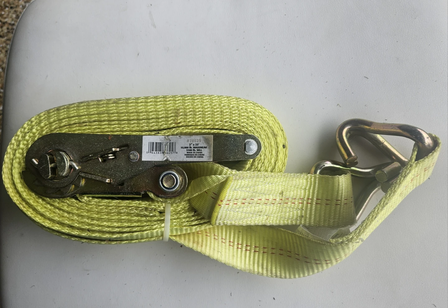 Ratchet Tie-Down Straps (2 Pack)