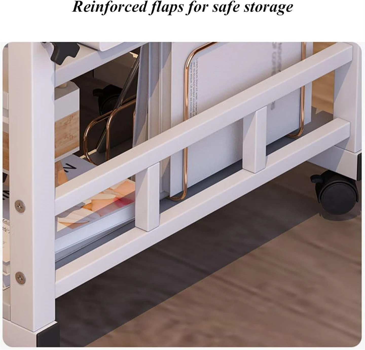 Adjustable Rolling Laptop Table - photo 4