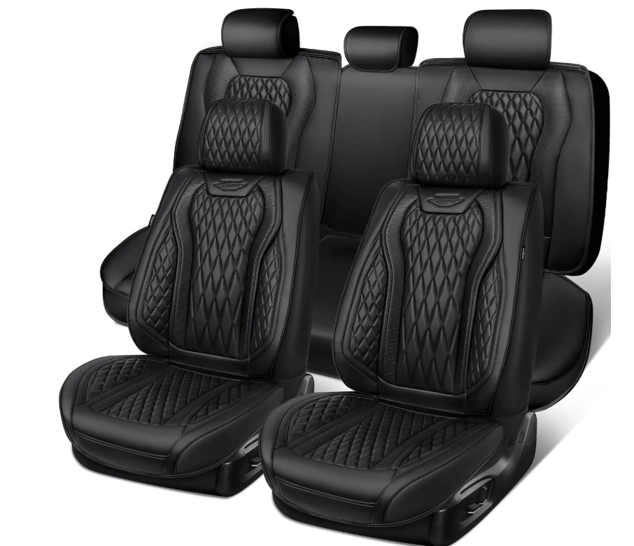 Leather Car Seat Covers Full Set Brand New in Box